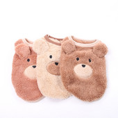 Uued koerad kassid kapuuts Lemmik talveriided koera vest karu disain lemmiklooma kutsika mantel jope 3 värvi