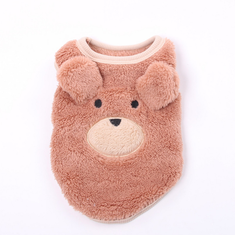 Uued koerad kassid kapuuts Lemmik talveriided koera vest karu disain lemmiklooma kutsika mantel jope 3 värvi