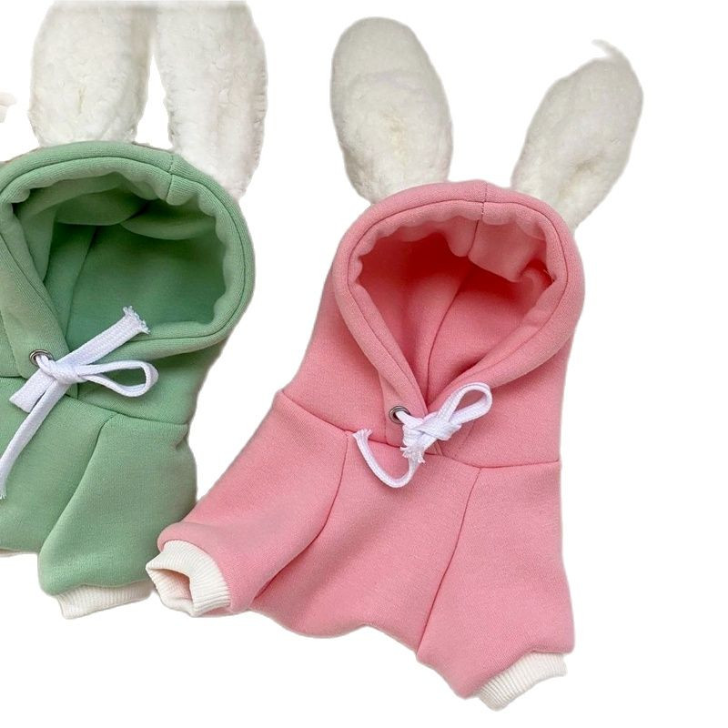 XS Pet Bunny muutus sügiseks ja talveks Uued koerariided Teddy soe kampsun Yorkshire Than Bear Multifilmi hüppaja kutsika kingitus