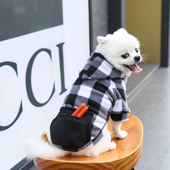 Χειμερινά ζεστά κουκούλα για σκύλους Ρούχα από μαλακό μάλλινο πουλόβερ για κατοικίδια Ρούχα για μικρά μεσαία μεγάλα σκυλιά Chihuahua Pug παλτό για κουτάβι γάτα