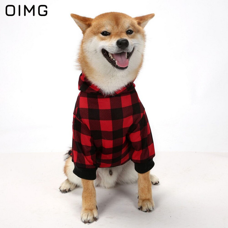 OIMG 2021 Téli meleg kutyaruhák Karácsonyi nagykutya jelmezek fesztivál buli kisállat macskák pulóverek Akita husky divat kölyökruha