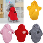 XS-9XL őszi és téli divatos kutyaruhák macska kapucnis kabát kabát pulóver designer márka közepes és nagy kutya francia bulldog