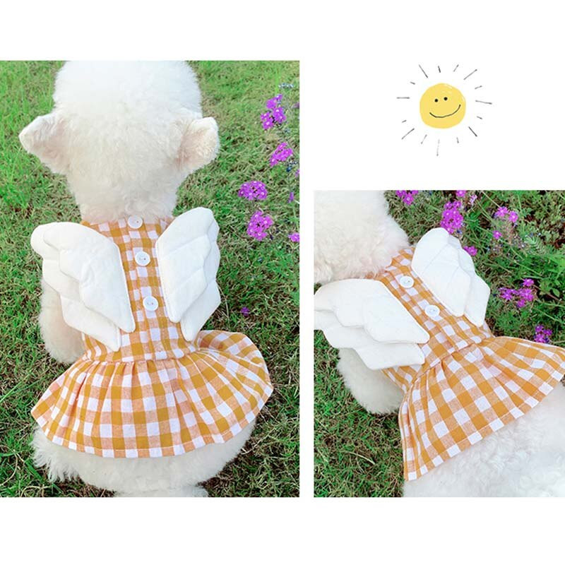 Haine de vară pentru animale de companie Rochie pentru câini Chihuahua Rochii de mireasă pentru câini prințesă de vară Haine York pentru câini Rochie pentru animale de companie Chihuahua