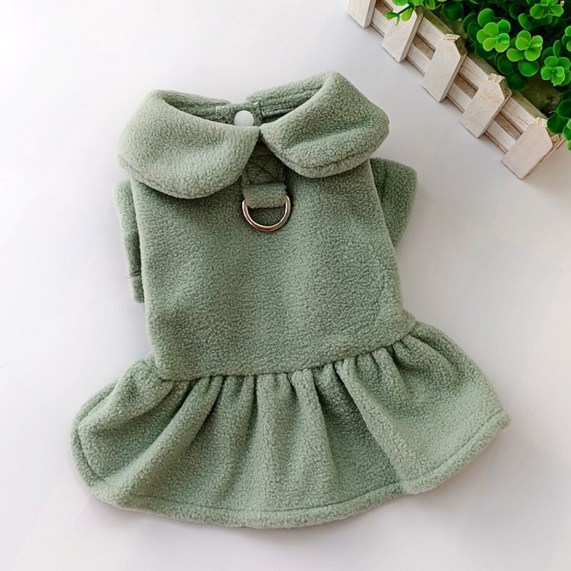 Jesenné a zimné oblečenie pre domáce zvieratá, vlnená princezná, vianočný postroj, trakčné lano, kabát pre malého psa, šteňa, sviatočné oblečenie, pudel, yorkshirský teriér