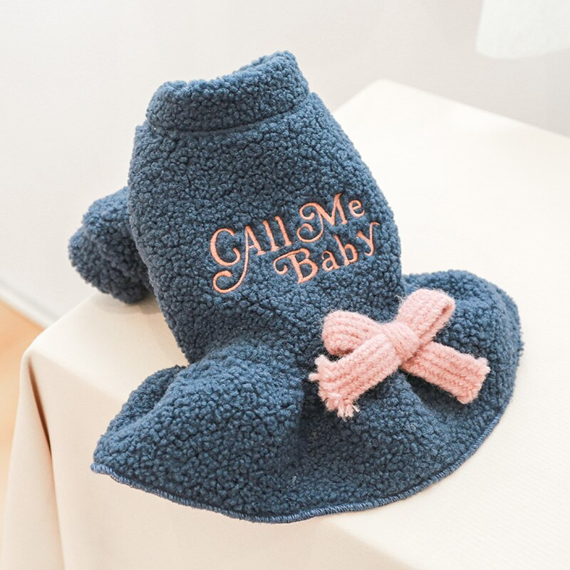 Ρούχα σκυλιών PETCIRCLE Επιστολή φόρεμα για μικρούς μεσαίους σκύλους Κουτάβι γάτα Φθινοπωρινή χειμερινή ενδυμασία για κατοικίδια Φούστα για σκύλους Προμήθειες για κατοικίδια