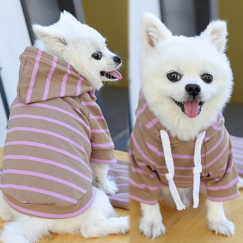 Πολυτελή ρούχα κατοικίδιων κουκούλα για σκύλους για μικρούς μεσαίους σκύλους Μπουφάν για γάτα με κουκούλα Chihuahua Γαλλικό μπουλντόγκ Pug Schnauzer Κοστούμι για κουτάβι κατοικίδια