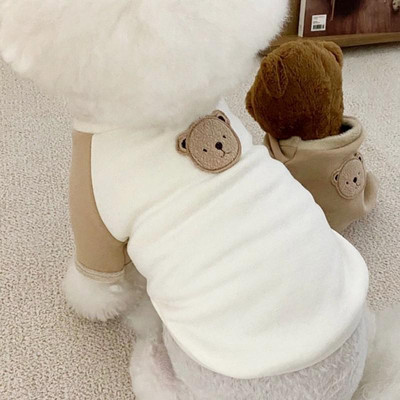 Jarný sveter pre psov s kresleným medveďom, oblečenie pre psov, tričko, roztomilé šteniatko, malé psy, francúzsky buldoček, čivava, oblečenie pre psov, kostým Ropa Perro, mops