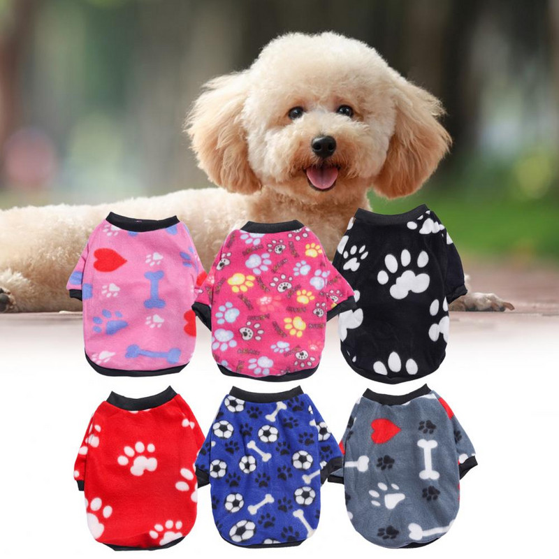 Ilus lemmikloomade T-särk Pehme tekstuuriga Lemmikloomade riided Vastupidav riietus Multikas Välimus Koerte kampsun
