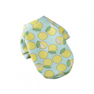 Lemmiklooma kampsun Cartoon Printing Ümarkaelusega puuvillane koer Kahe jalaga pullover Kostüüm väikestele koertele