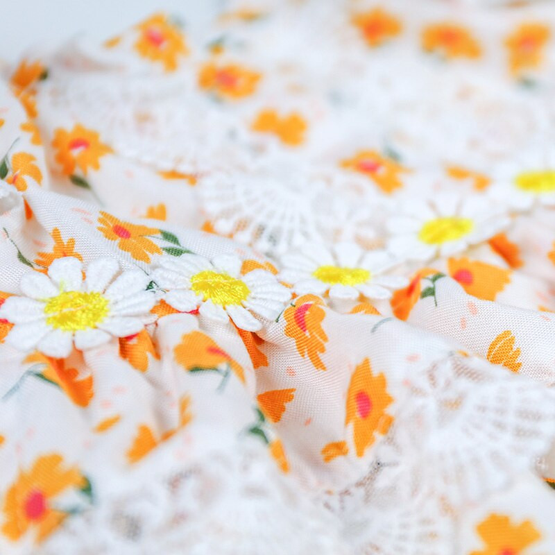 Daisy Lace Cat Puppy Dog φορέματα καλοκαιρινά κορίτσια Chihuahua Yorkie Μαλτέζικης Πομερανίας Schnauzer Ρούχα για κατοικίδια Κοστούμια XS XL Προμήθειες