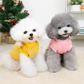 10PC/Lot топли поларени дрехи за домашни кучета, фланелени пуловери за кученца, зимни якета за кучета, палта, дрехи за малки кучета