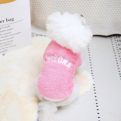 Haine drăguță de iarnă pentru câini Polar fleece din bumbac cald pentru câini pentru cățeluși câini mici și mijlocii hanorac jachetă Chihuahua Yorkshire