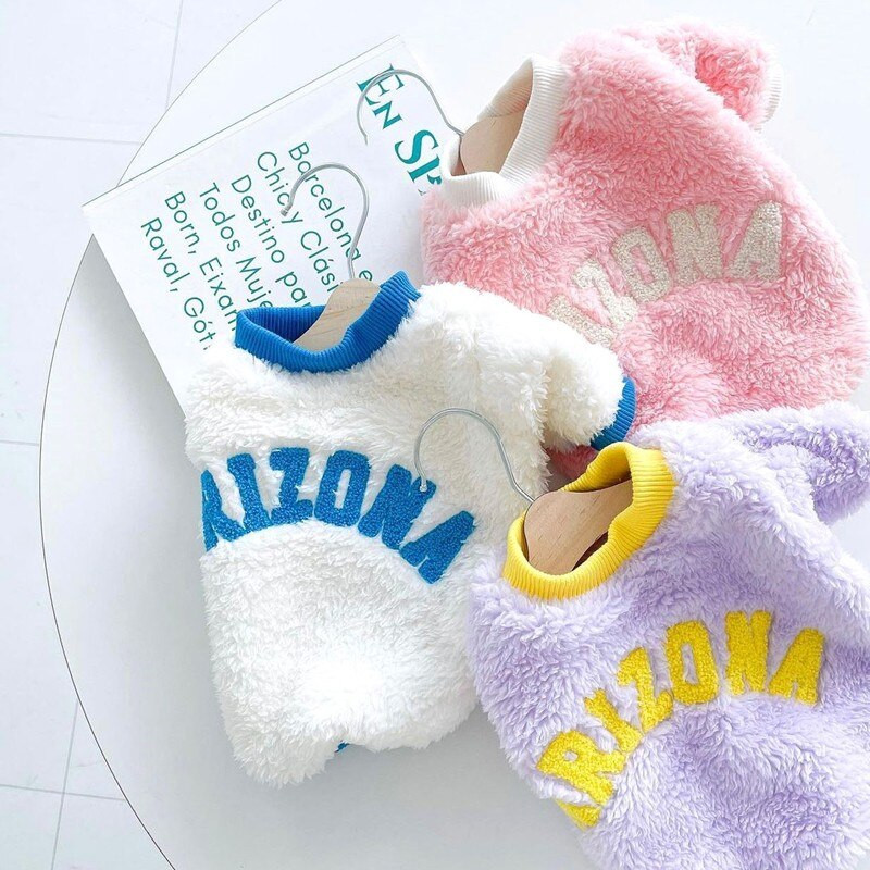 Haine drăguță de iarnă pentru câini Polar fleece din bumbac cald pentru câini pentru cățeluși câini mici și mijlocii hanorac jachetă Chihuahua Yorkshire