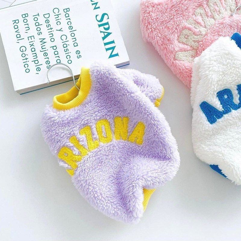 Haine drăguță de iarnă pentru câini Polar fleece din bumbac cald pentru câini pentru cățeluși câini mici și mijlocii hanorac jachetă Chihuahua Yorkshire