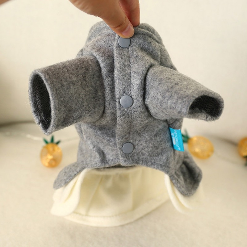 Oblečenie pre psov, zimné, zahusťovacie, princeznovské, sukne, roztomilé nadýchané šaty s brmbolcom a mašľou pre malého psa, mačku, čivavu, šteňa