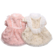 Princezná, pes, mačka, teplé šaty, vyšívaná priadza, šteniatko, jeseň/zimný kabát, oblečenie pre psy, mačky