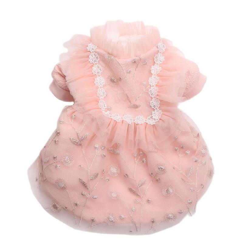 Princezná, pes, mačka, teplé šaty, vyšívaná priadza, šteniatko, jeseň/zimný kabát, oblečenie pre psy, mačky