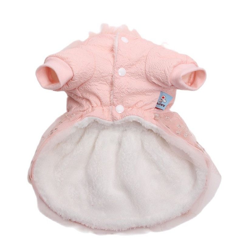 Princezná, pes, mačka, teplé šaty, vyšívaná priadza, šteniatko, jeseň/zimný kabát, oblečenie pre psy, mačky