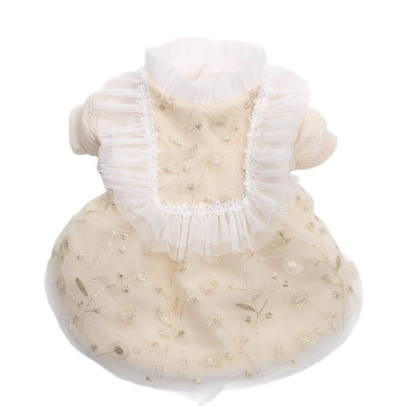 Princezná, pes, mačka, teplé šaty, vyšívaná priadza, šteniatko, jeseň/zimný kabát, oblečenie pre psy, mačky