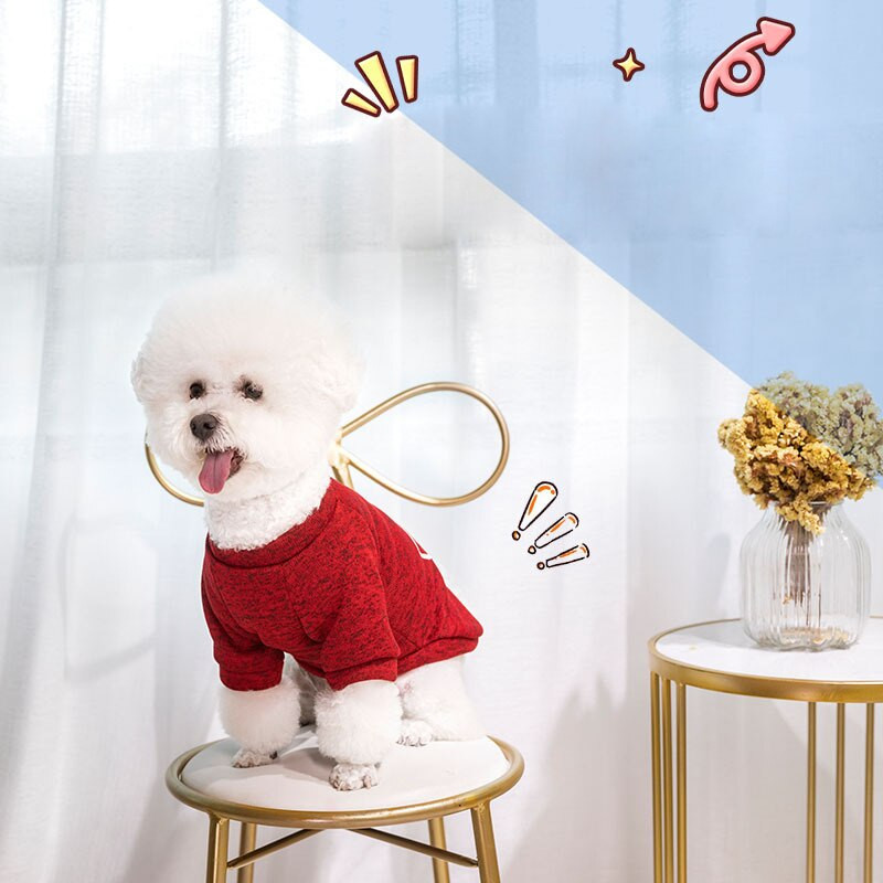 Kutya pulóverek Ruhák kistestű kutyáknak Puha kisállat kutyapulóverek ruhák kutyának Téli chihuahua ruhák Klasszikus kisállat öltözék Ropa Perro