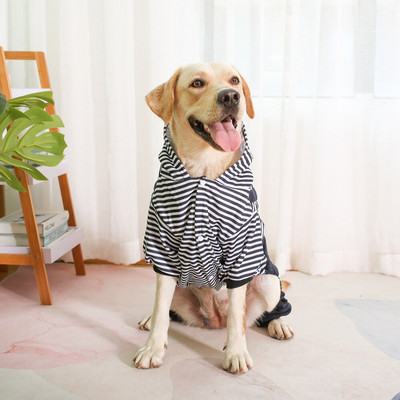 Oblečenie pre domáce zvieratá s pruhmi pre malých a veľkých psov, letné priedušné oblečenie pre šteniatka a mačky, bavlnená mikina, kostým čivavy