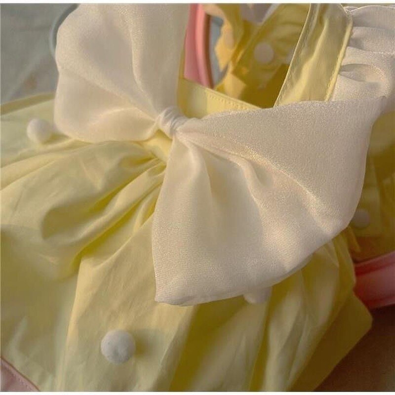 Puhv Printsess Kleit Koerte Riietus Lemmikloom, magus koerte riided Väike kostüüm Prantsuse buldog Armas suvine lilla tüdruk Kaelarihm Perro