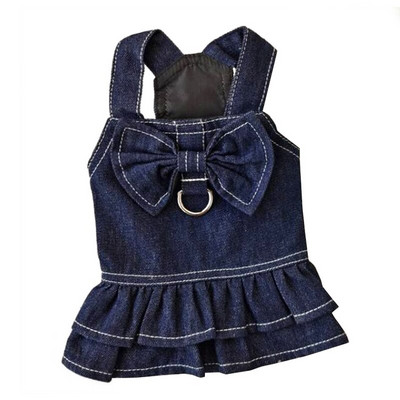 Džínsové šaty pre psov, džínsy, sukňa, jarné oblečenie pre domáce zvieratá, mačka, šteňa, oblečenie pre psov, tričko, vesta, vonkajšie vodítko pre psov, postroj na vodítko, kabát