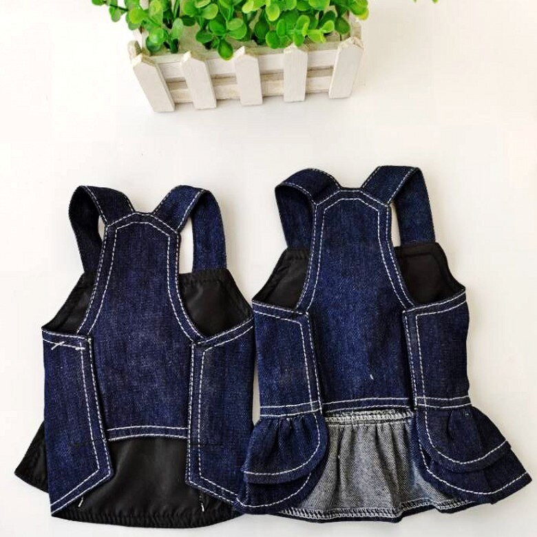 Džínsové šaty pre psov, džínsy, sukňa, jarné oblečenie pre domáce zvieratá, mačka, šteňa, oblečenie pre psov, tričko, vesta, vonkajšie vodítko pre psov, postroj na vodítko, kabát