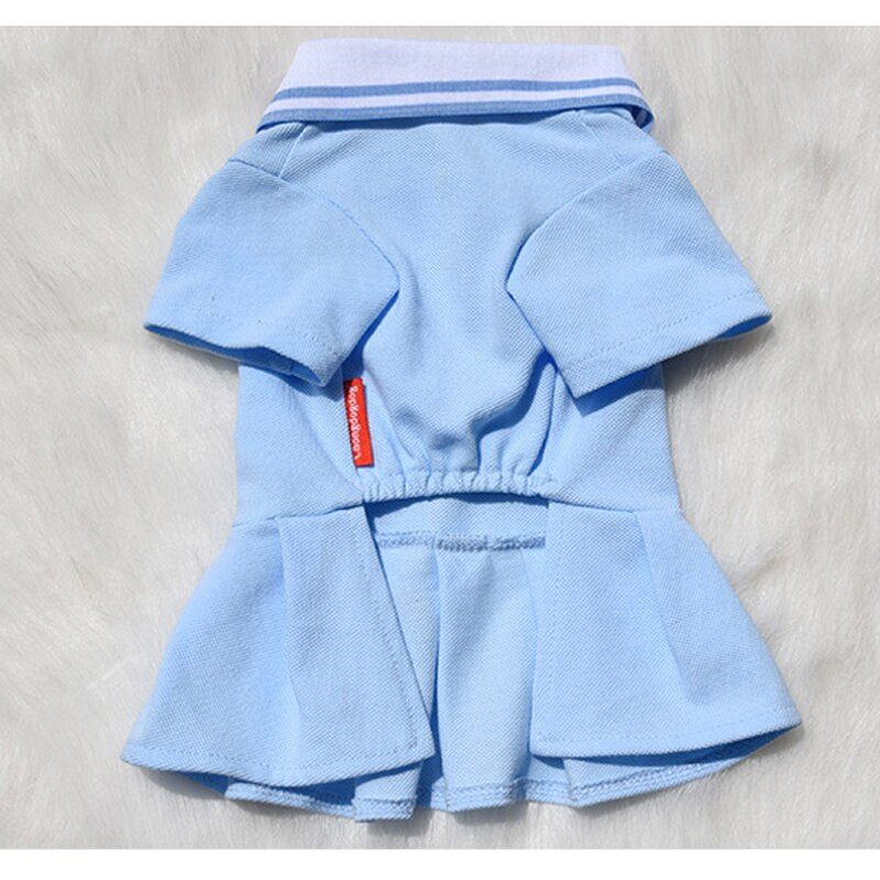 2021. Proljetno-ljetne haljine za male pse Odjeća za štene Slatka polo studentska mačka Suknja Haljina Princeza Pseća odjeća vestido perro