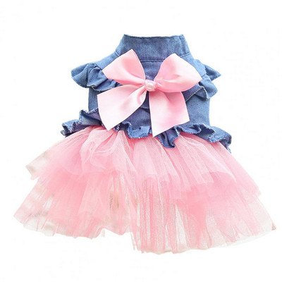 Decorarea elegantă pentru câini de vară, haine cu două picioare, pulover, fustă pentru animale de companie, confortabilă pentru ținută acasă