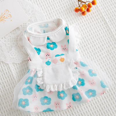 Καλοκαιρινό χαριτωμένο φόρεμα για σκύλους Φούστα για κουτάβι για γάτα Chihuahua Yorkshire Pomeranian Bichon Poodle Schnauzer Ρούχα για κατοικίδια Ρούχα για μικρά σκυλιά