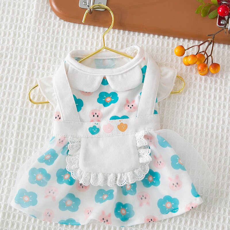 Καλοκαιρινό χαριτωμένο φόρεμα για σκύλους Φούστα για κουτάβι για γάτα Chihuahua Yorkshire Pomeranian Bichon Poodle Schnauzer Ρούχα για κατοικίδια Ρούχα για μικρά σκυλιά