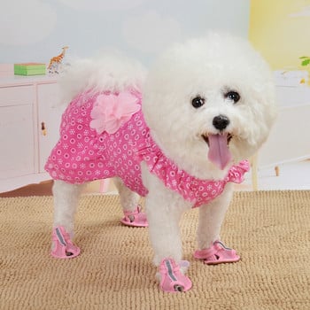 Εκτυπωμένες φούστες για σκύλους Φόρεμα για κατοικίδια για σκύλους Πριγκίπισσα φόρεμα Sling Φούστα κατοικίδιων ζώων για γάτα Ρούχα γάμου για μικρά μεσαία σκυλιά Φορέματα Ropa Perro