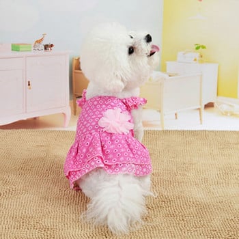 Щамповани кучешки поли, рокля за кучета, рокля на принцеса, прашка, пола за котки, сватбени дрехи за малки, средни кучета, рокли Ropa Perro