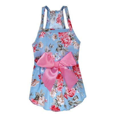 Καλοκαιρινό φόρεμα για σκύλους Μικρό λουλουδάτο φόρεμα για σκύλους πριγκίπισσας για σκύλους Φούστα καλοκαιρινά νυφικά για σκύλους πριγκίπισσας York ρούχα Φόρεμα για κατοικίδια