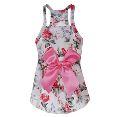 Καλοκαιρινό φόρεμα για σκύλους Μικρό λουλουδάτο φόρεμα για σκύλους πριγκίπισσας για σκύλους Φούστα καλοκαιρινά νυφικά για σκύλους πριγκίπισσας York ρούχα Φόρεμα για κατοικίδια