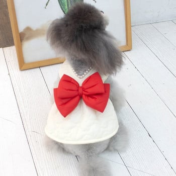 Γιλέκο για κουτάβι Μικρά σκυλιά Ρούχα για γάτες Κομψό Φόρεμα με φιόγκο Προμήθειες για σκύλους για σκύλους Μπουλντόγκ Στολή για σκύλους Ρούχα για κατοικίδια