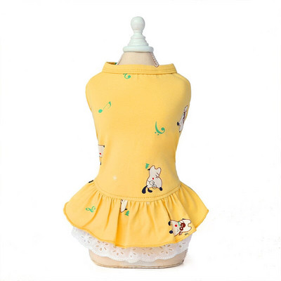 Haine pentru câini dulci pentru animale de companie Rochie pentru cățeluș Fusta minunată pentru animale de companie Rochii pentru pisoi Îmbrăcăminte pentru pisici Produse pentru animale de companie pentru Chihuahua Bulldog francez