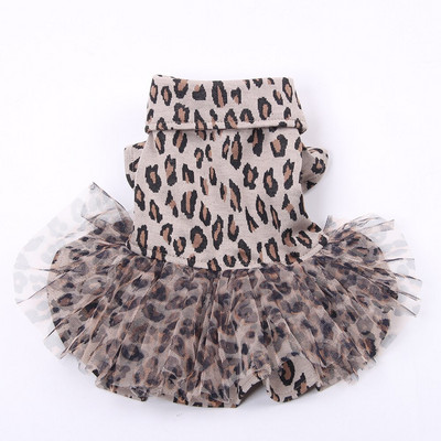 Hercegnő kutya macska ruha Tutu kisállat kölyök esküvői/buli szoknya ruha Lepord Design 6 méret