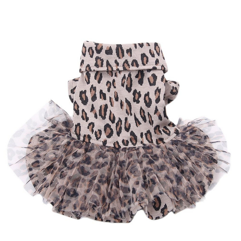 Hercegnő kutya macska ruha Tutu kisállat kölyök esküvői/buli szoknya ruha Lepord Design 6 méret