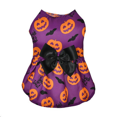 Rochie pentru câini de Crăciun Fusta prințesă florală mică Rochie pentru câini Fusta Halloween prințesă pentru câine Rochii de mireasă pentru animale de companie Rochie cu fundă