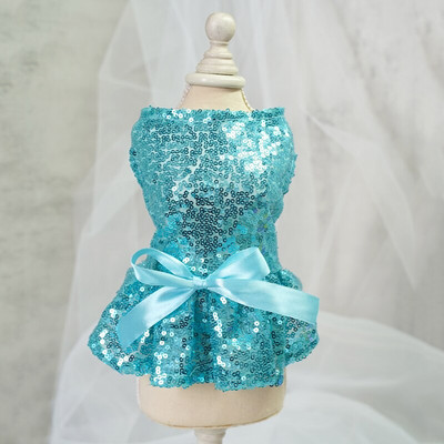 Luksuslikud printsessi pulmapruudi koerakleidid väikestele koertele Suvine litriga kleit Koerariided chihuahua tüdruku kutsikarõivastele