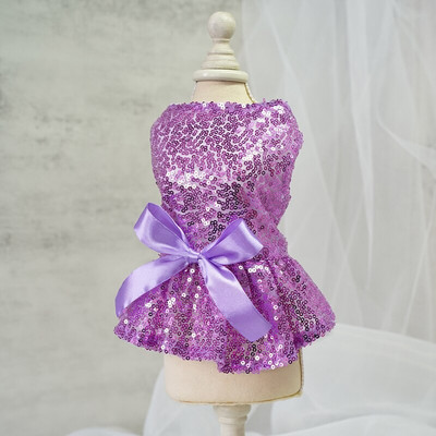 Luksuslikud printsessi pulmapruudi koerakleidid väikestele koertele Suvine litriga kleit Koerariided chihuahua tüdruku kutsikarõivastele