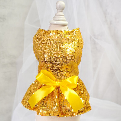 Luksuslikud printsessi pulmapruudi koerakleidid väikestele koertele Suvine litriga kleit Koerariided chihuahua tüdruku kutsikarõivastele