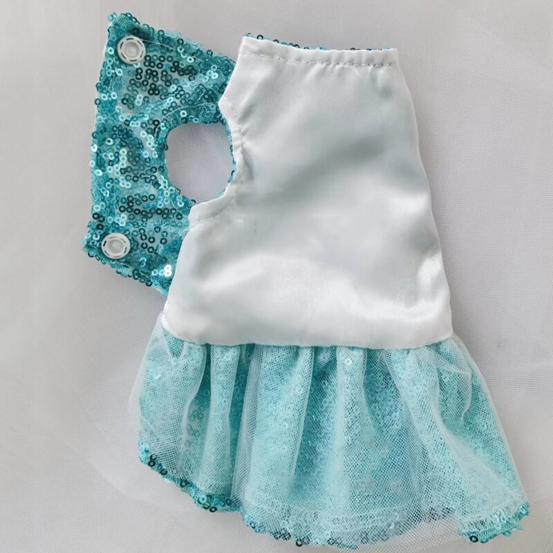 Luksuslikud printsessi pulmapruudi koerakleidid väikestele koertele Suvine litriga kleit Koerariided chihuahua tüdruku kutsikarõivastele