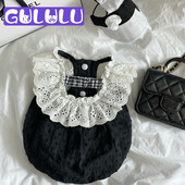 GULULU Designer kutyaruhák ruha Luxus csipkés kutyaruhák kiskutyáknak Nyári kölyökruha Kiegészítők Chihuahua Dropshipping
