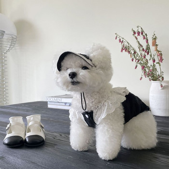 GULULU Дизайнерски дрехи за кучета, рокля, луксозни дантелени дрехи за кучета за малки кучета, лятно облекло за кученца, аксесоари, чихуахуа, дропшиппинг
