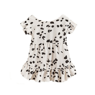 Armsad lemmikloomariided Suvine koerakleit Piimatähniline printsesskleit Lemmikloomade õueriided Teddy Pomeranian Chihuahua õhuke satsidega seelik