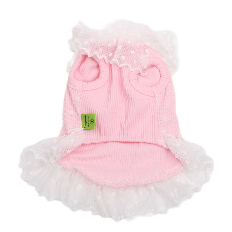 Φόρεμα Princess Dog Cat Tutu Καρδιές & Δαντέλα Σχέδιο Pet Petpy Fairy Φούστα Ανοιξιάτικη/Καλοκαιρινή Ρούχα Ρούχα 5 μεγέθη