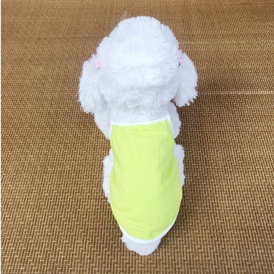 Rochie cu dungi Îmbrăcăminte pentru animale de companie Câini Bretele Vestă pentru haine pentru câini Costum mic Bulldog francez de vară Negru Alb Guler pentru fată Perro